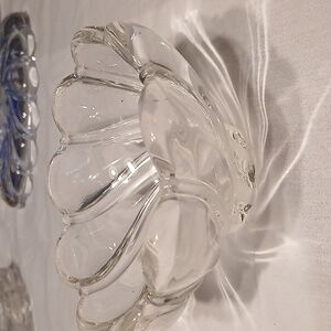 Vintage Waterford Marquis Crystal Windflower Bowl Scalloped Rim